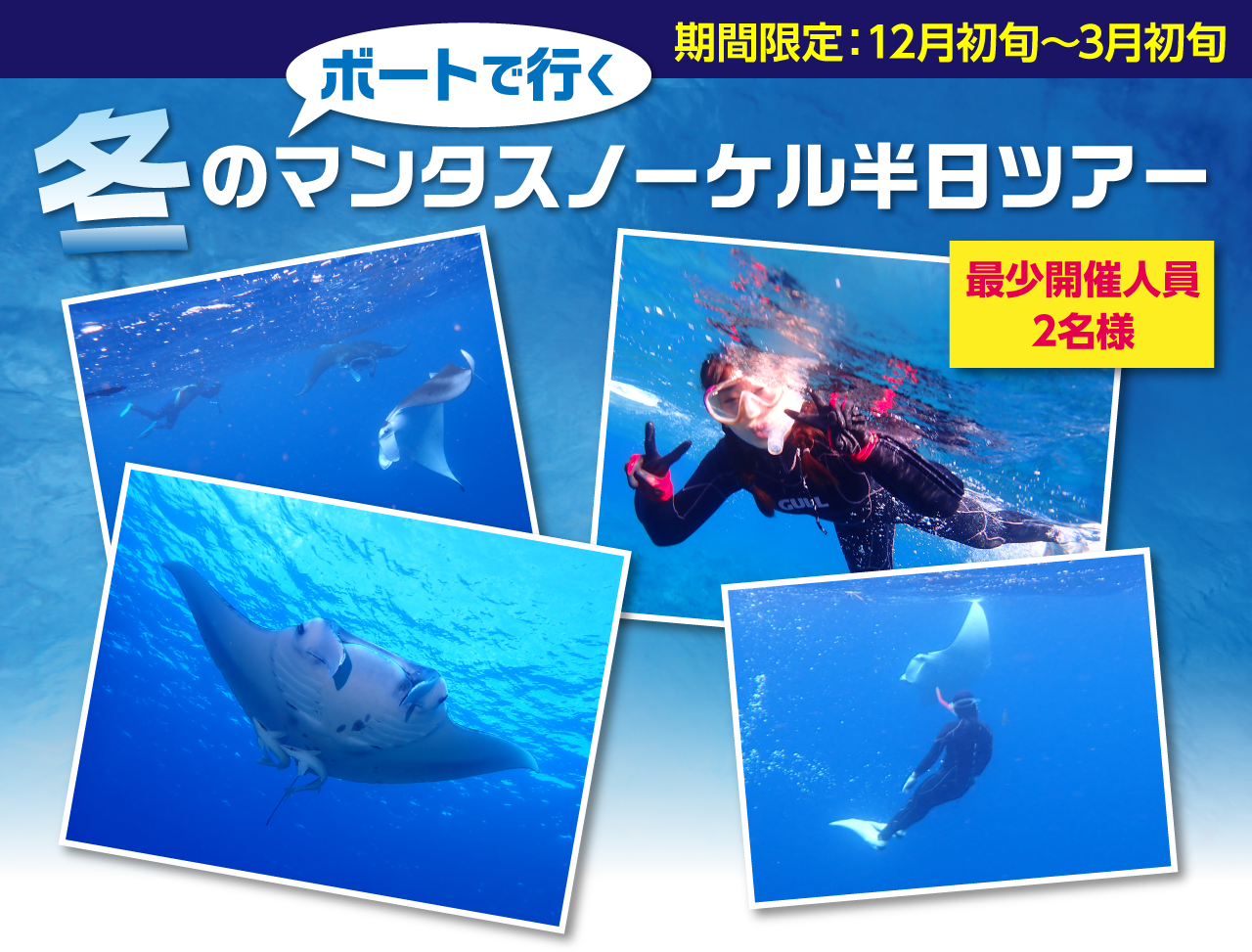 冬のマンタツアーヘッダー