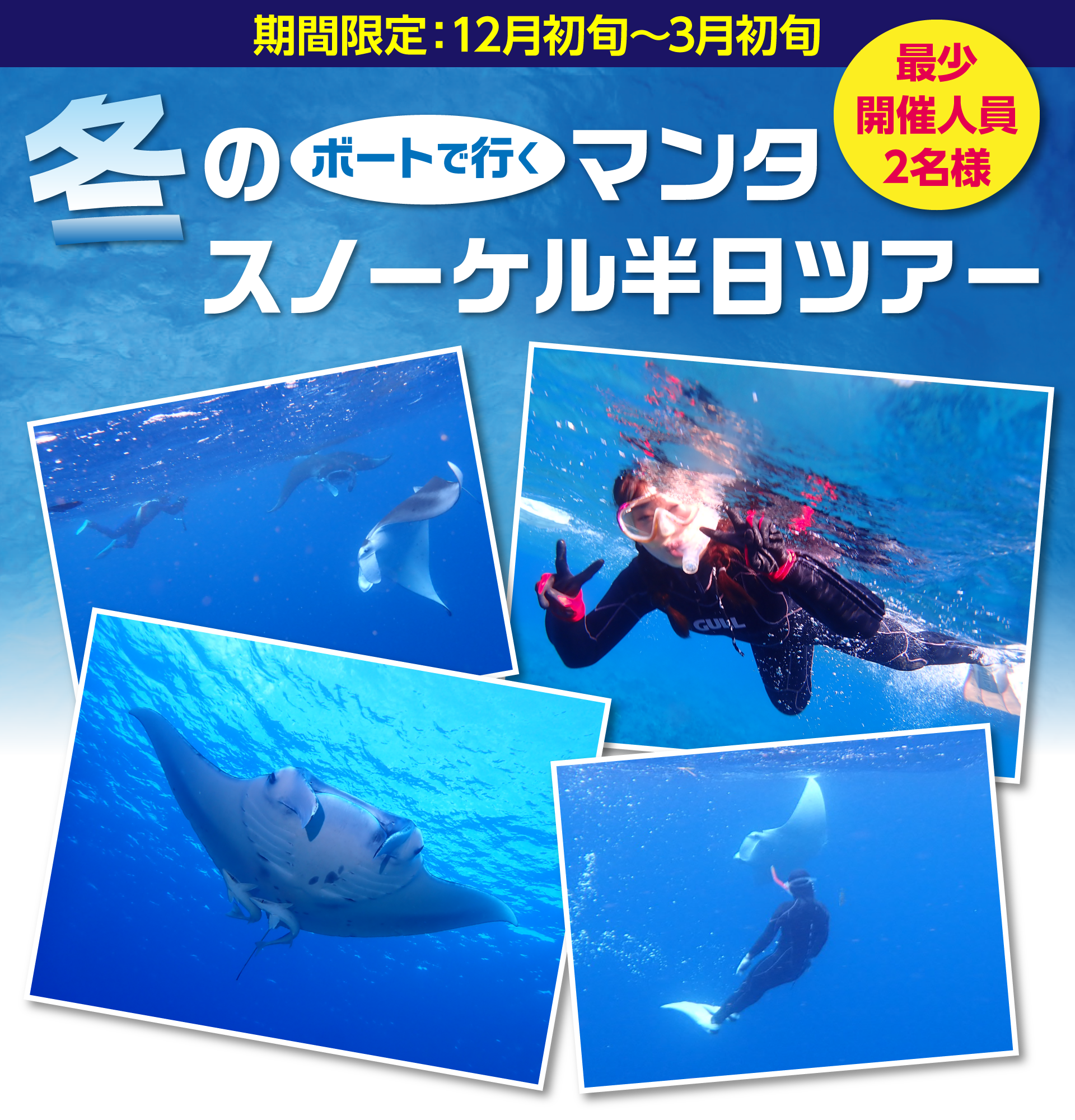 冬のマンタツアーヘッダー